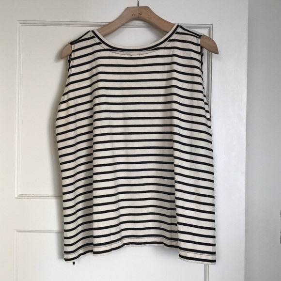 NWT Free People Madness Stripe Muscle Tank - Picture 7 of 8